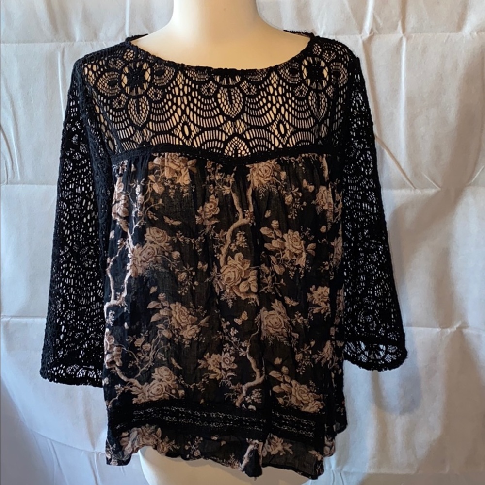 Denim & Supply Ralph Laureen lace top size large